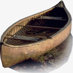 复古中式木船装饰素材