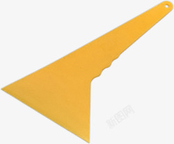 黄色耐高温大三角汽车贴膜刮板素材