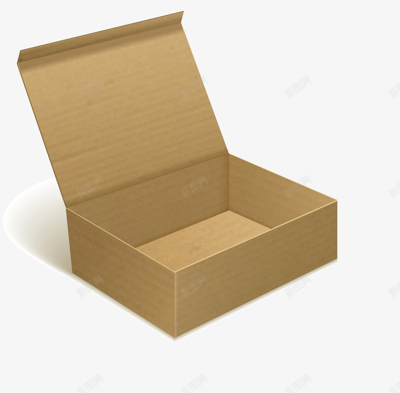 长形盒子png免抠素材_88icon https://88icon.com PNG免抠图 PNG免抠图下载 包装 打包 打开 盒子 纸盒