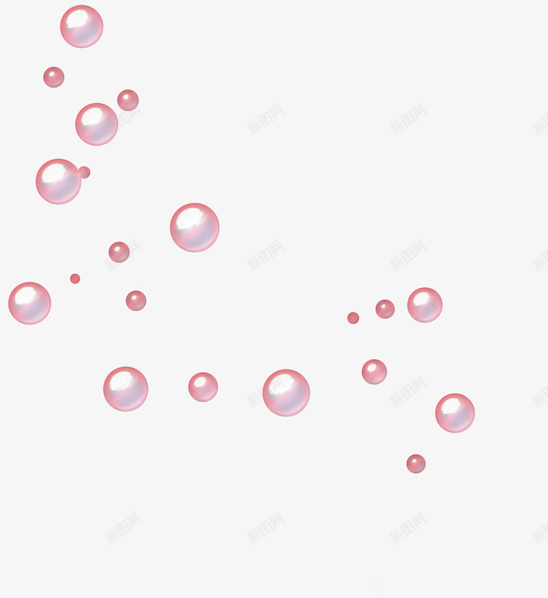 粉珠片png免抠素材_88icon https://88icon.com 圆珠 梦幻漂浮 珠子 花珠