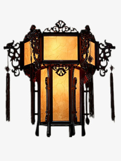 中式吊灯古典灯素材