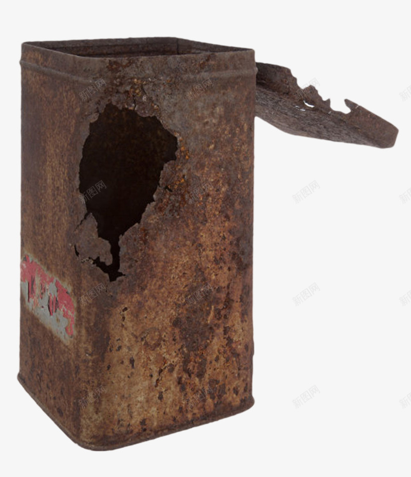 红色穿了孔的生锈的铁盒实物png免抠素材_88icon https://88icon.com 保存 包装 容器 密封 封存 烂掉 烂铁 瓶子 生锈盒子 盖子 穿孔 罐子 锈铁