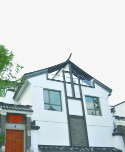 中式装饰屋檐建筑素材