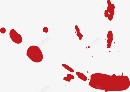 油漆喷溅笔刷点状血液图标图标