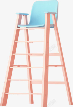 高脚椅粉色凳子高清图片