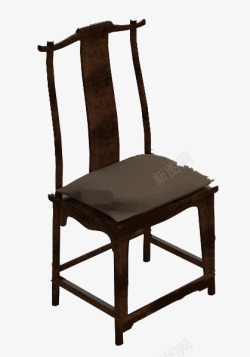 有质感的中式木质椅子素材