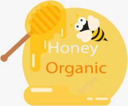 简单的产品包装蜂蜜包装贴纸高清图片