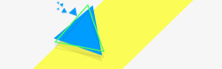 几何促销价三角拼接蓝色背景素材