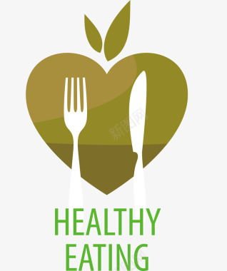 中式苹果中式餐饮logo矢量图图标图标