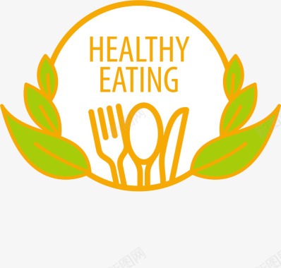 餐具中式餐饮logo矢量图图标图标
