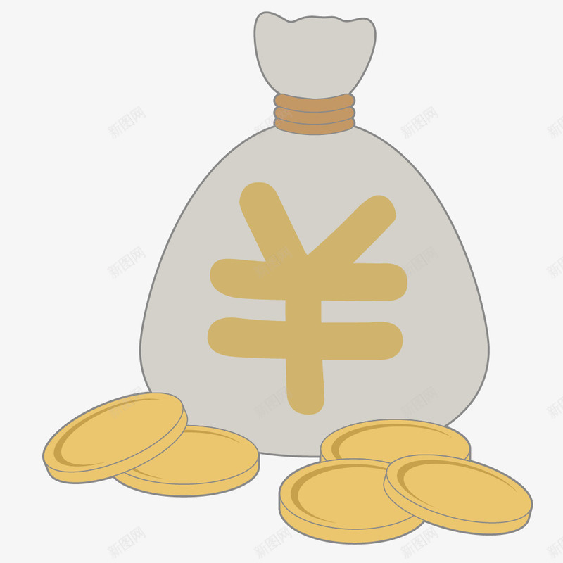 可爱小清新装饰海报装饰金钱png免抠素材_88icon https://88icon.com PPT模板设计 卡通装饰 封面设计 小清新插画 广告设计 文艺风装饰图案 海报设计 金钱