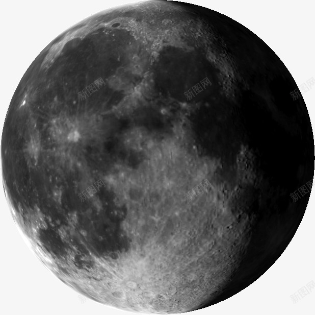 黑色的月球png免抠素材_88icon https://88icon.com 地理 星球 月球 梦幻风格 黑色风格
