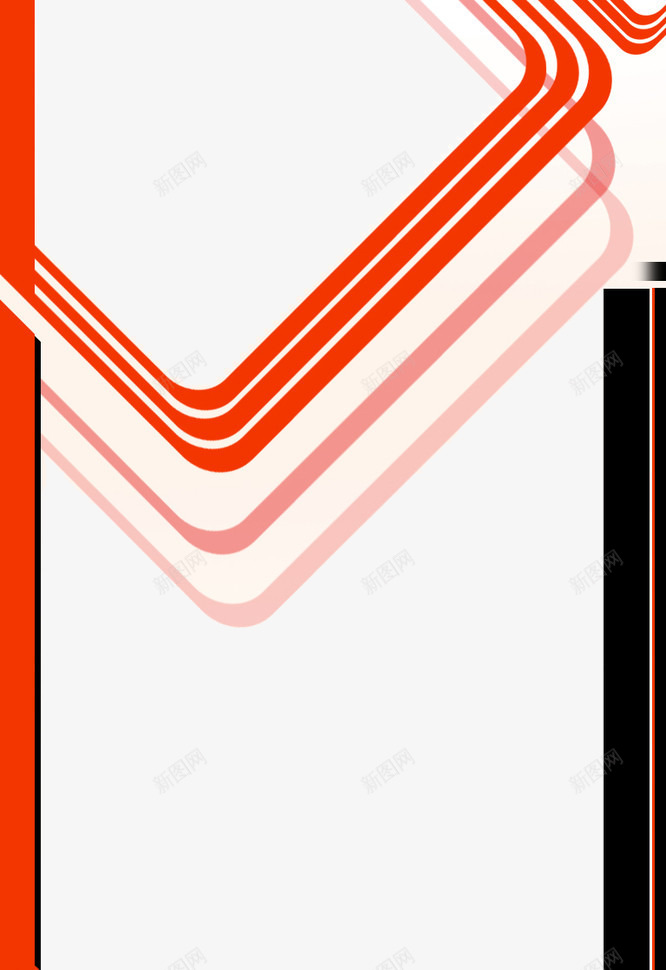 红色几何图案png免抠素材_88icon https://88icon.com 几何 封面 封面元素 红色 装饰图案