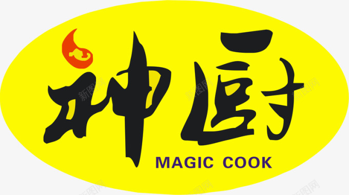 餐饮神厨中式餐饮logo矢量图图标图标