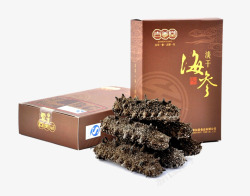 中国风食品包装海参礼品盒高清图片