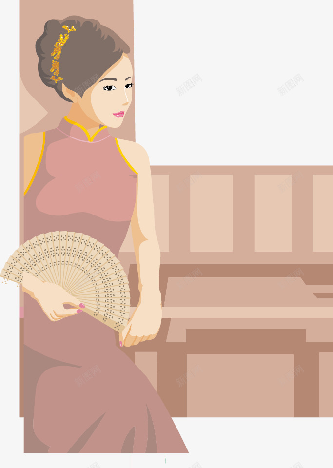 穿旗袍手拿扇子的美女png免抠素材_88icon https://88icon.com 女性扇子 手拿扇子 折扇 穿旗袍 穿旗袍女人拿着扇子 穿旗袍的女人 粉色旗袍 美女 靠着墙