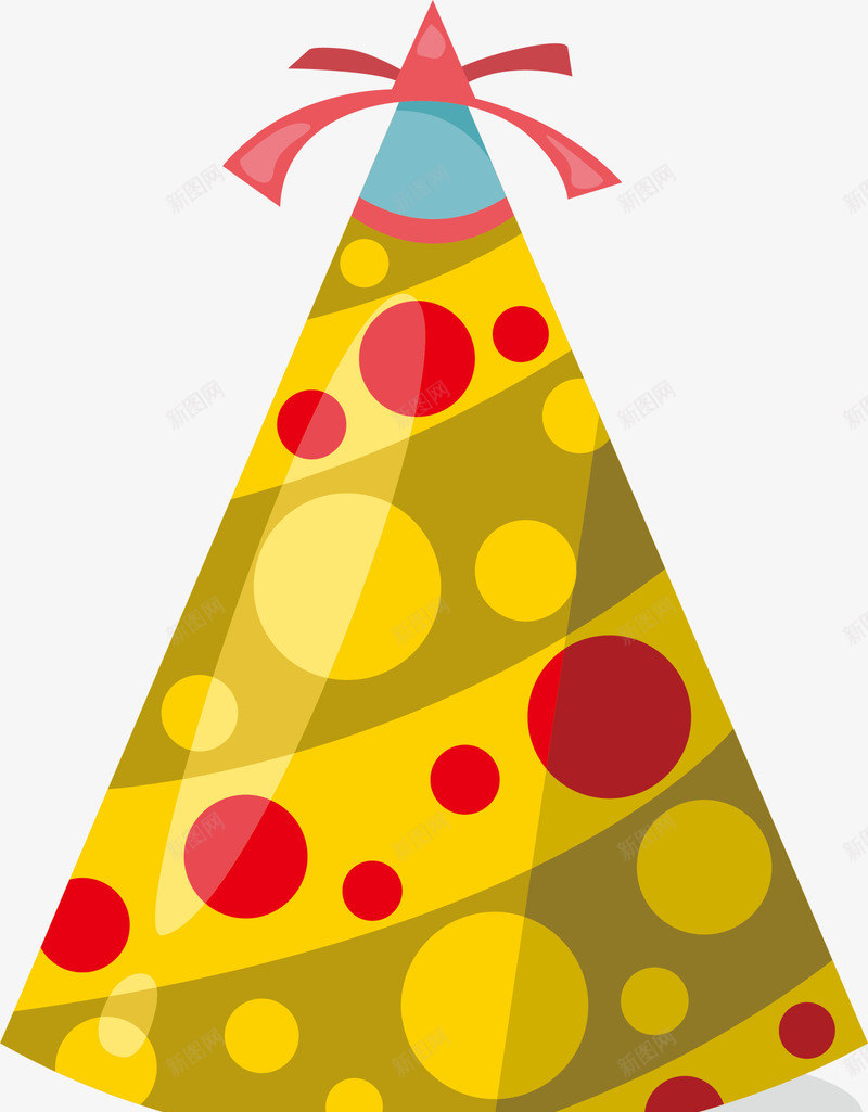 黄色卡通圣诞帽png免抠素材_88icon https://88icon.com 圆点帽子 活动礼帽 烟火 节庆帽子 装饰图案 黄色圣诞帽