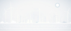 鐜颁唬绉戞妧白色线条城市建筑矢量图高清图片