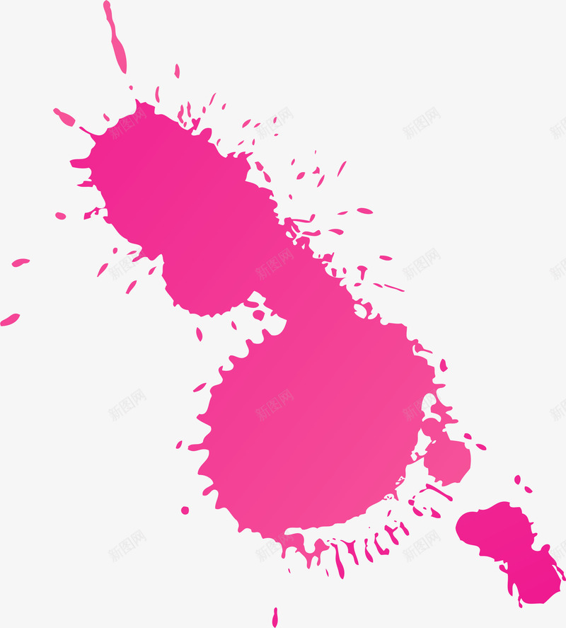抽象粉色水渍png免抠素材_88icon https://88icon.com 免抠PNG 圆点 抽象 水渍 水滴 粉色 飞溅