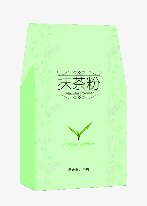 抹茶粉制作png免抠素材_88icon https://88icon.com 包装 包装设计 抹茶 抹茶粉 有底纹 清新 茶粉 设计