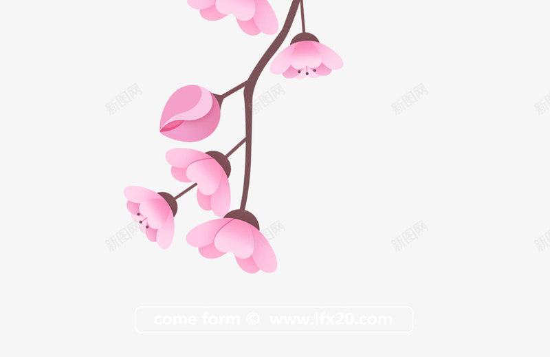 手绘精美梅花枝装饰png免抠素材_88icon https://88icon.com 包装设计 小清新包装 梅花枝装饰 瓣装饰 花朵 花朵装饰 花瓣 花草设计 贺卡设计