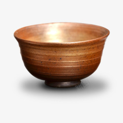 中国风柴木陶瓷碗素材