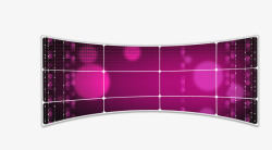 紫色圆点环形背景素材