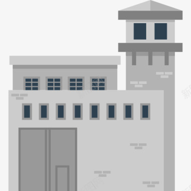 酒店建筑监狱图标图标