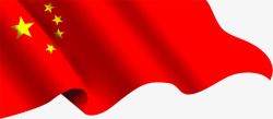 红色旗帜效果图素材