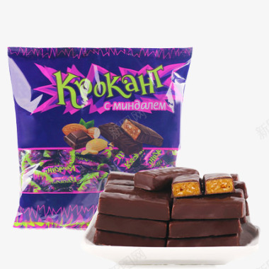 巧克力紫色包装背景