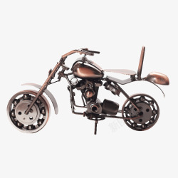 摆件金属摩托车模型装饰工艺品家素材