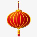 新年中国风背景新年红灯笼喜庆图标图标