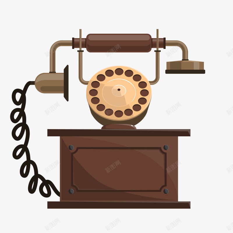 复古电话机png免抠素材_88icon https://88icon.com 八十年代 卡通 古代电话 复古 电话机 通讯工具
