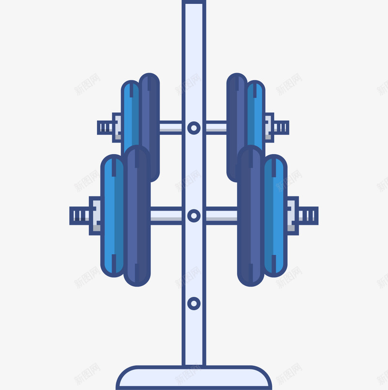 蓝色手绘健身器材png免抠素材_88icon https://88icon.com 健身器材 免抠图 手绘健身器材 效果图 蓝色 装饰图 装饰画