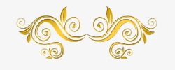 金色古风边框装饰素材