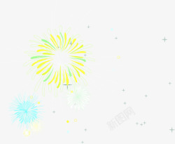 节日礼花烟花素材