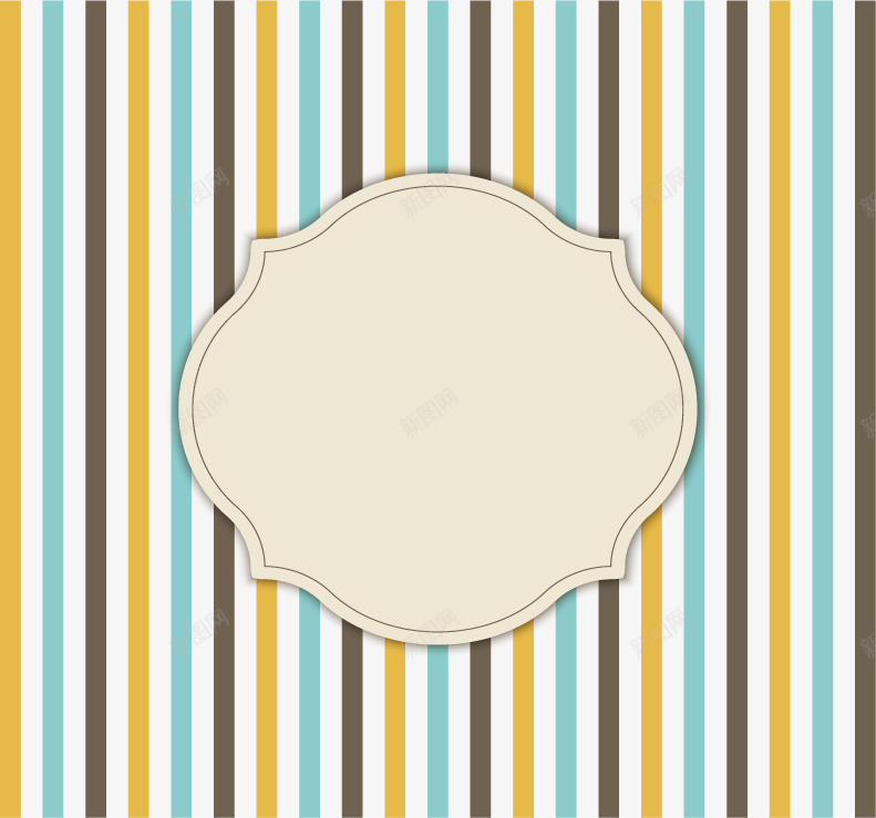 竖条纹背景png免抠素材_88icon https://88icon.com 免费png素材 卡片封面 彩色条纹 花边标签