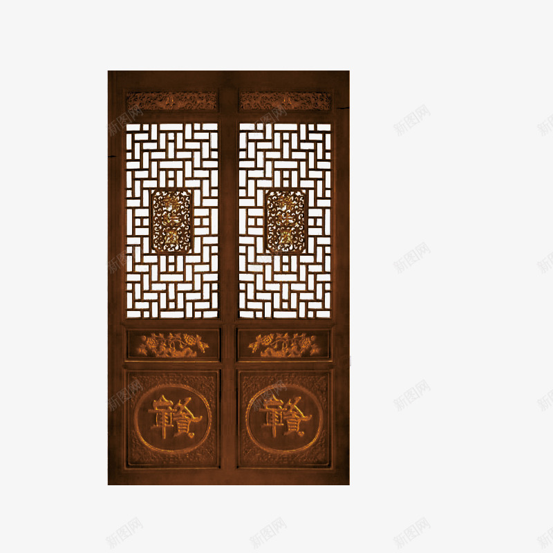 木门png免抠素材_88icon https://88icon.com 复古 木头 花纹 装饰 门窗