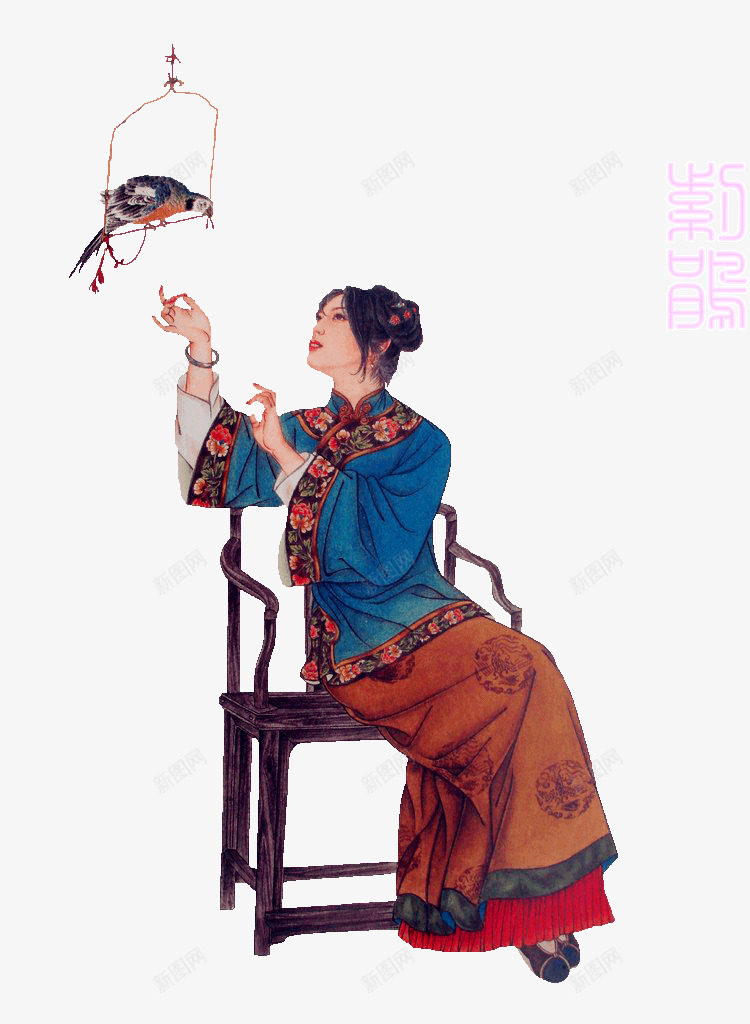 古装美女png免抠素材_88icon https://88icon.com 千金 古代美女 古装人物 小姐