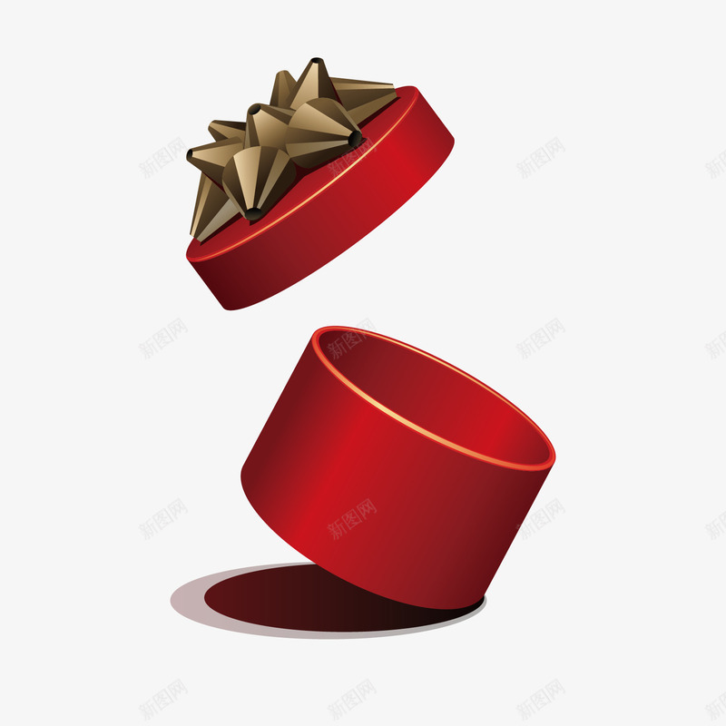 红色圆形糖果盒png免抠素材_88icon https://88icon.com 包装盒子 圆形 戒指盒子 盒子 礼品盒 红色 结婚戒指盒