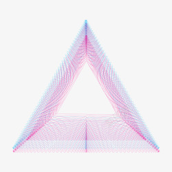 网状花纹纹理立体三角形高清图片