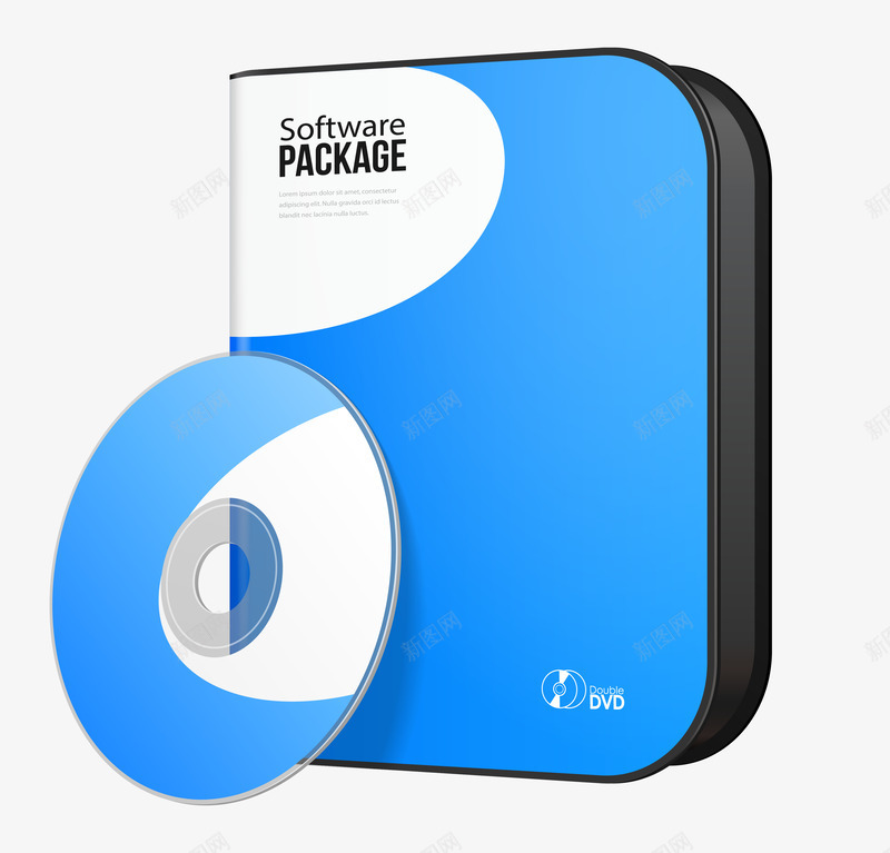 蓝色DVD包装盒矢量图ai_88icon https://88icon.com DVD光碟 DVD包装盒 产品包装 包装盒矢量图 包装设计 家电包装盒 广告设计 矢量图 矢量盒子 蓝色包装盒