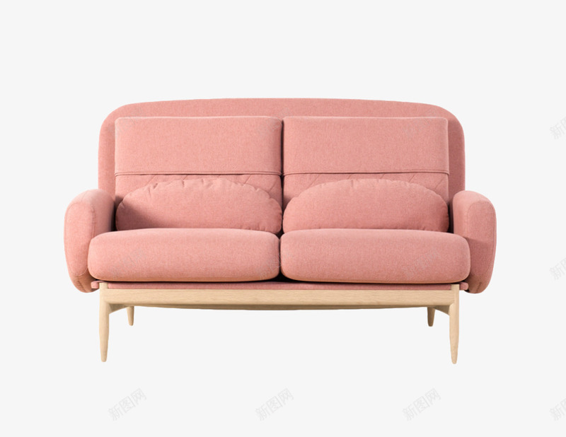 粉色可爱沙发实物png免抠素材_88icon https://88icon.com 产品实物 创意 双人 可爱 座椅 时尚 沙发 简约 粉色