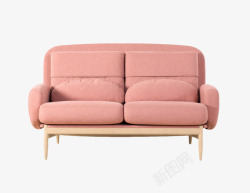 粉色可爱沙发实物素材