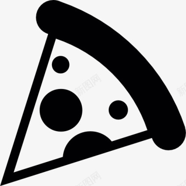 意大利威尼斯披萨片图标图标