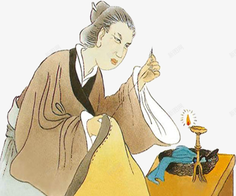 中式传统人物慈祥母亲png免抠素材_88icon https://88icon.com 中式 人物 传统 慈祥 母亲