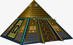 复古埃及金字塔素材