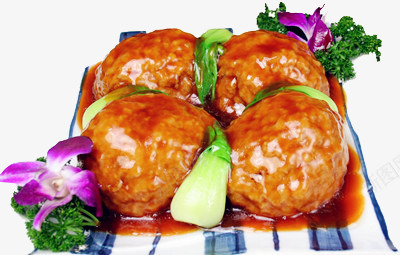 红烧狮子头png免抠素材_88icon https://88icon.com 中国菜 中式菜品 家常菜 热菜 红烧狮子头 美味 餐饮美食