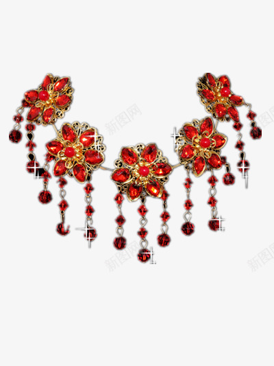 新娘头饰png免抠素材_88icon https://88icon.com 喜庆 头饰素材 宝石元素 新娘 新娘元素 红色宝石