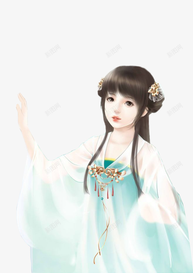 古风白色纱衣可爱小女孩png免抠素材_88icon https://88icon.com 古风 可爱小女孩 白色 纱衣